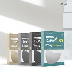 닥터퓨리 KF80 비키 새부리형 황사마스크 30매입 대형 중형(색상 선택)
