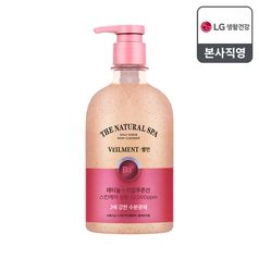 벨먼 스파 수분광채 약산성 스크럽 바디워시 블랙로즈향 600ml x 1개