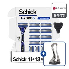 쉬크 하이드로5 오리지널 날13입+면도기+커버1