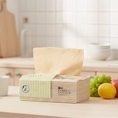 휴홈 무표백 대나무 뽑아쓰는 키친타올100매 12팩(1200매)
