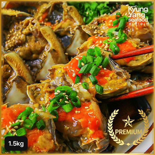프리미엄 알배기 간장 꽃게장 1통(총 1.5kg)5%쿠폰+구매 후 3천원 적립