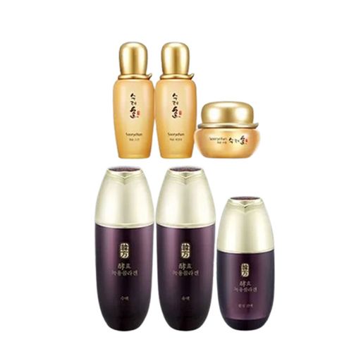 수려한 효 녹용콜라겐(수액+유액+진액)+화윤 3종(스킨+에멀전+크림)5%쿠폰+구매 후 3천원 적립