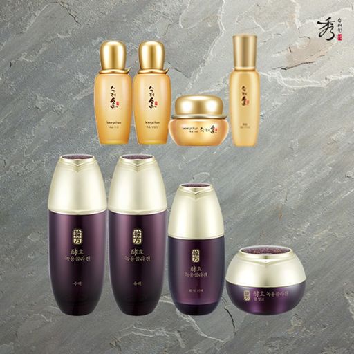 수려한 효 녹용콜라겐(수액+유액+진액+활성고)+화윤 4종(스킨+에멀전+크림+미스트)5%쿠폰+구매 후 3천원 적립