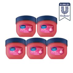 바세린 립 테라피 미니 립밤 로지립스 7g x 5개