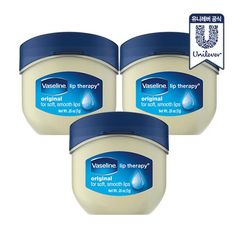 바세린 립 테라피 미니 립밤 오리지널 7g x 3개
