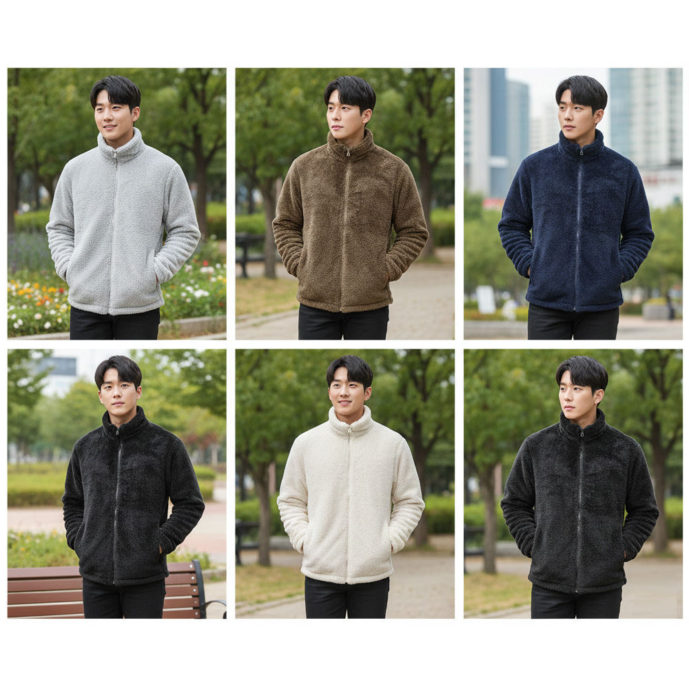 (eTV) 간절기용 데일리룩 플리스 후리스 자켓 6종택1