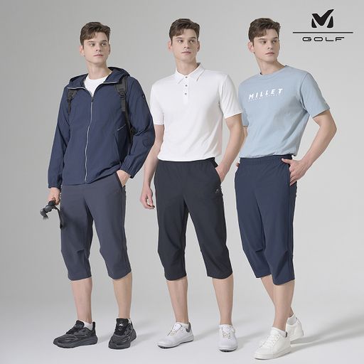 밀레골프 26SS 남성 트리코트 7부팬츠 3종구매 후 3천원 적립