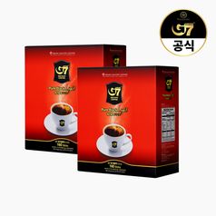 G7 퓨어블랙 라이트 0.9g 160개입 2박스/ 미니스틱 인스턴트 베트남커피