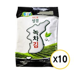 성경김 녹차 식탁김 17g x 10개