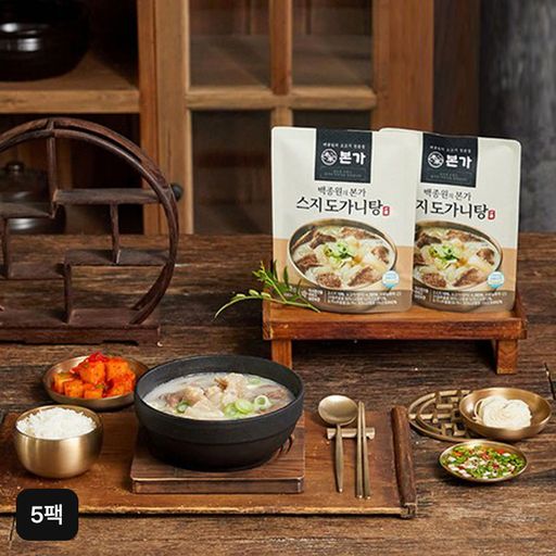 백종원의 본가 스지 도가니탕 5팩구매 후 3천원 적립