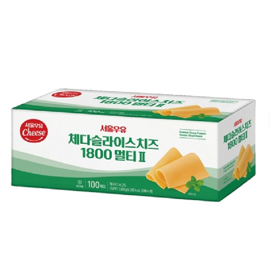 서울우유 (로)체다슬라이스 치즈100장