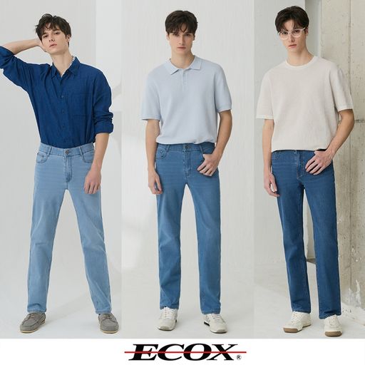 에콕스 남성 라이크라 썸머 데님 3종구매 후 3천원 적립