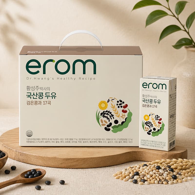 이롬 황성주박사의 국산콩두유 검은콩과17곡 60팩(190mlX20팩X3)구매 후 3천원 적립 2