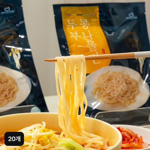 신덕재명인 두부콩나물면세트(두부면 20개+비빔소스 6개+멸치스프 7개+얼큰한맛스프 7개)구매 후 5% 적립