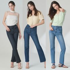뱅뱅 26년 여성 썸머 라이크라 데님팬츠 3종5%쿠폰+구매 후 3천원 적립
