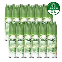 해피홈 모기기피제 아웃도어 에어로솔 150ml 12개