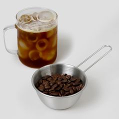리본제이 304 스텐 롱핸들 미니 계량컵 200ml / 스텐 손잡이 계량컵 믹싱볼