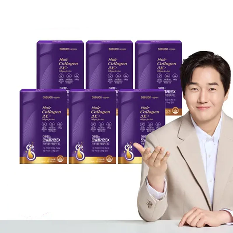대원제약 모발콜라겐 3X 6박스구매 후 3천원 적립 2
