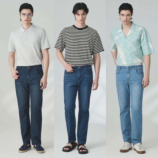 뱅뱅 26SS 남성 썸머 라이크라 데님팬츠 3종5%쿠폰+구매 후 5% 적립