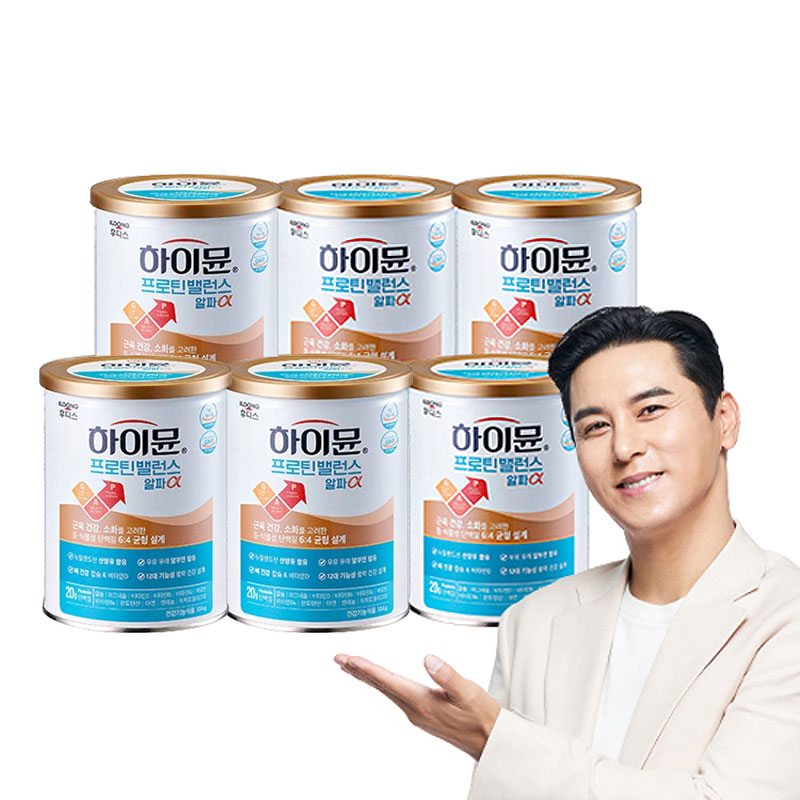 일동후디스 하이뮨 프로틴밸런스 알파 6캔+보틀1개+스푼2개5%쿠폰+구매 후 3천원 적립 2