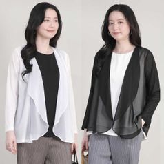 애비뉴투지 쉬폰 드레이프 가디건 1종5%쿠폰+구매 후 3천원 적립