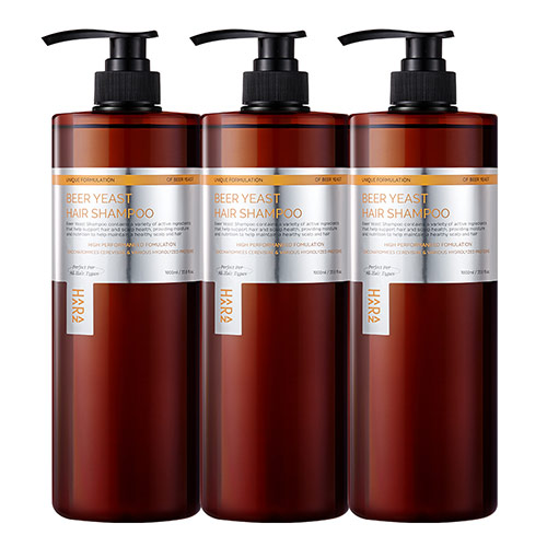 (3000ml 대용량)하라즈 맥주효모 샴푸 3개 구성5%쿠폰+구매 후 3천원 적립
