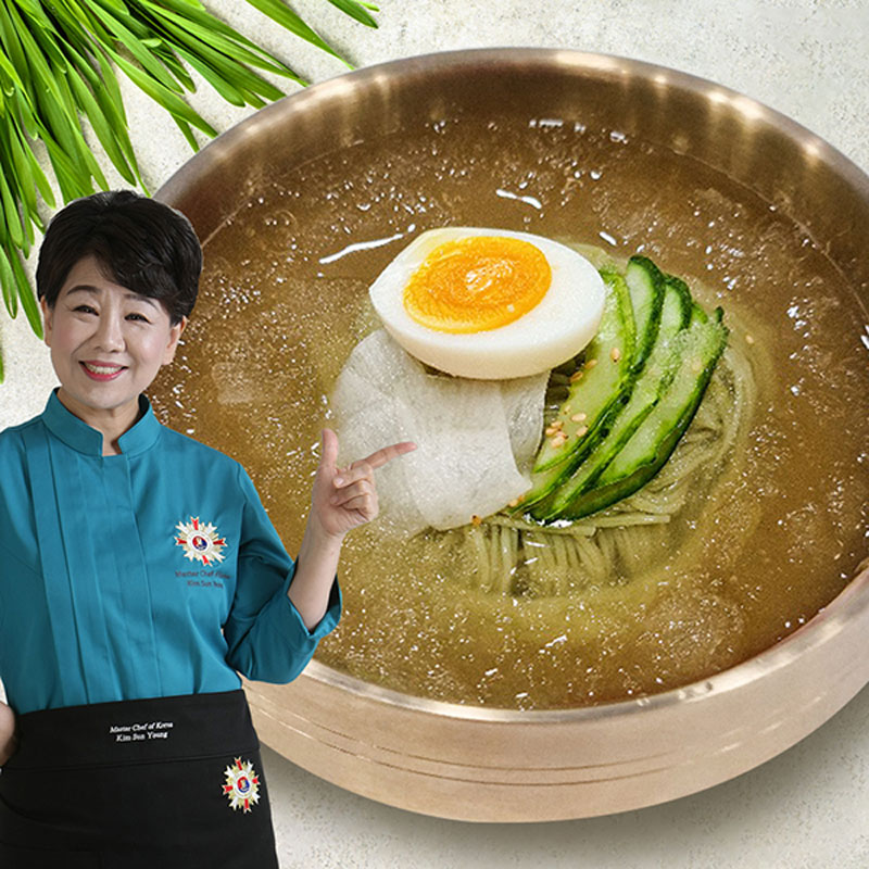 김선영의 새싹보리 물냉면 8인분(면 8팩+육수 8팩)5%쿠폰+구매 후 3천원 적립 2