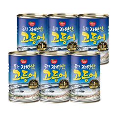 동원 고등어 300g 6개