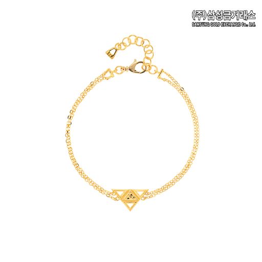 삼성금거래소 24K 순금 트리아 팔찌 4.5g구매 후 3천원 적립
