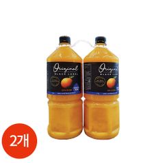 블랙라벨 착즙 오렌지 주스 1.5L x 2개