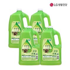 LG생활건강 자연퐁 주방세제 솔잎 3.1kgX4개