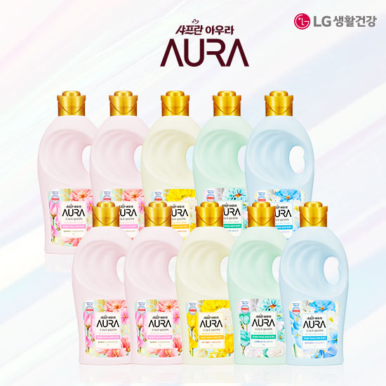 LG생활건강 샤프란 아우라 섬유유연제 10통구매 후 3천원 적립