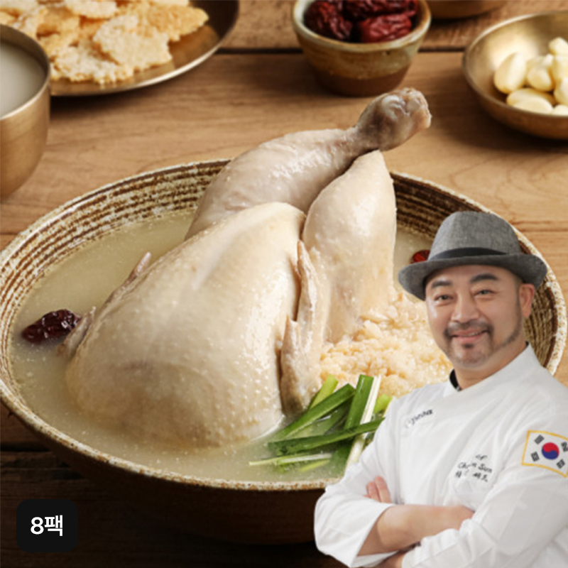 [최인선의 팔도美식] 참깊은 누룽지 삼계탕 1kg X 8팩5%쿠폰+구매 후 3천원 적립
