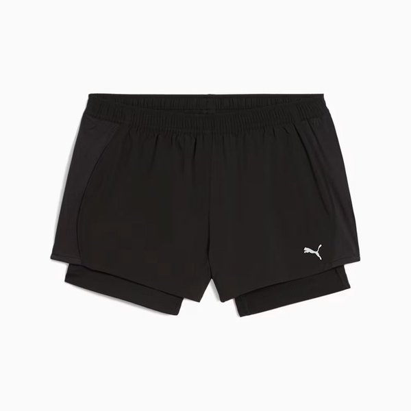 [갤러리아] 푸마(PUMA) 여성 반바지 투인원 런 벨로시티 2IN1 3 쇼츠 52727001/블랙