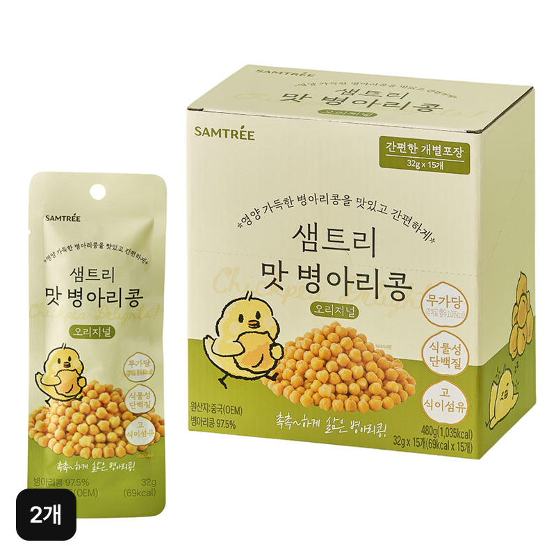 샘트리 맛병아리콩 480g x 2개5%쿠폰+구매 후 3천원 적립 2