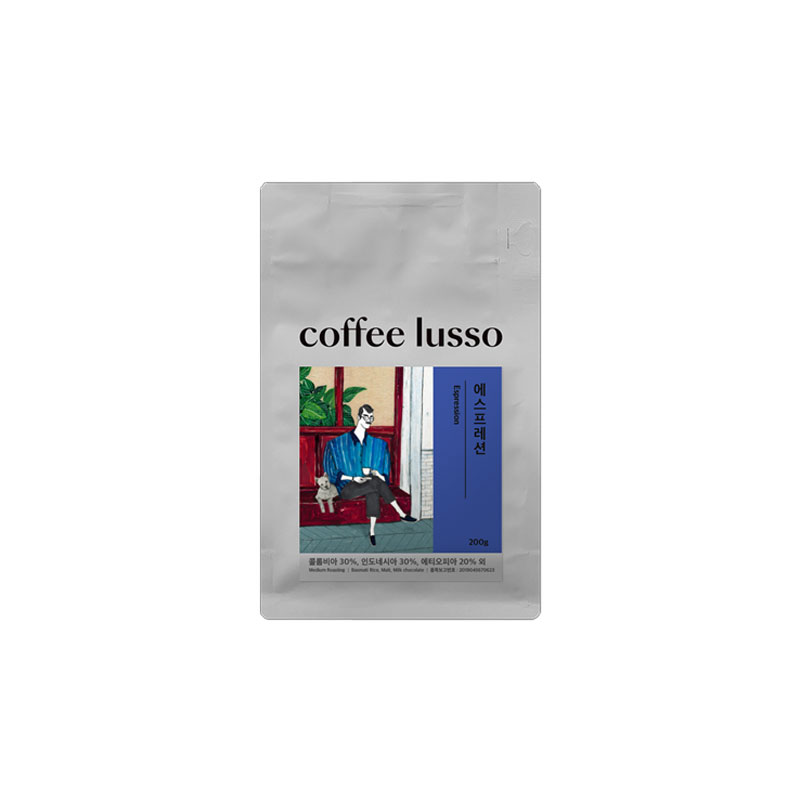 커피 루소 에스프레션 블렌드 원두(분쇄) 200g5%쿠폰+구매 후 3천원 적립 2
