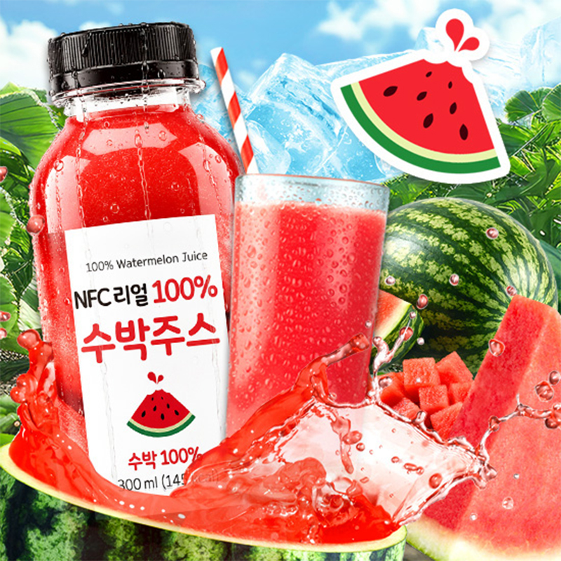 NFC 리얼 100% 수박주스 (300ml x 10병)구매 후 3천원 적립 2