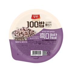 양반100밥 흑미밥 130g 24개
