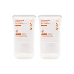 릴리이브 그로우턴 엑소좀 브러쉬 앰플 100ml 2개 탈모 두피 케어