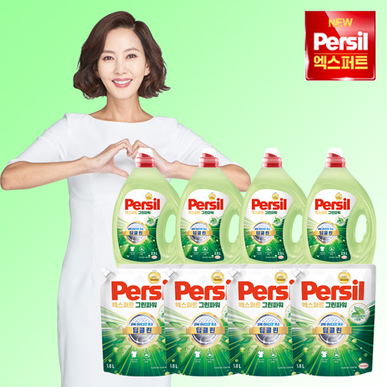 퍼실 엑스퍼트 그린파워 맥스(2.5LX4통+1.8LX4팩)구매 후 3천원 적립