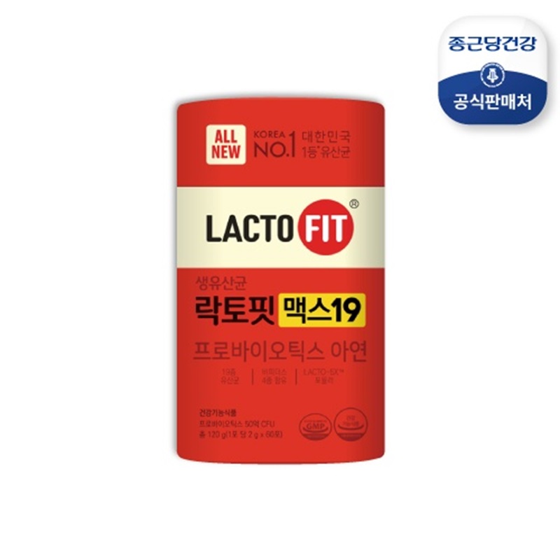 락토핏 맥스19 1통5%쿠폰+구매 후 3천원 적립