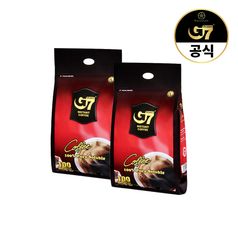 G7 퓨어블랙 100개입 X2개 / 커피믹스 인스턴트 블랙 스틱 베트남커피