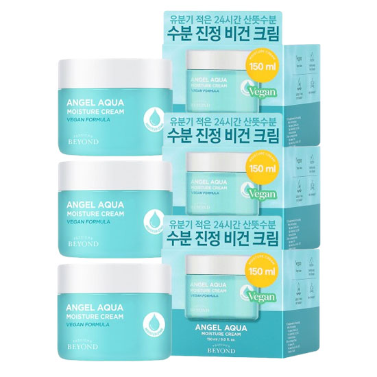 비욘드 엔젤아쿠아 수분진정크림 150ml 1+1+1 기획
