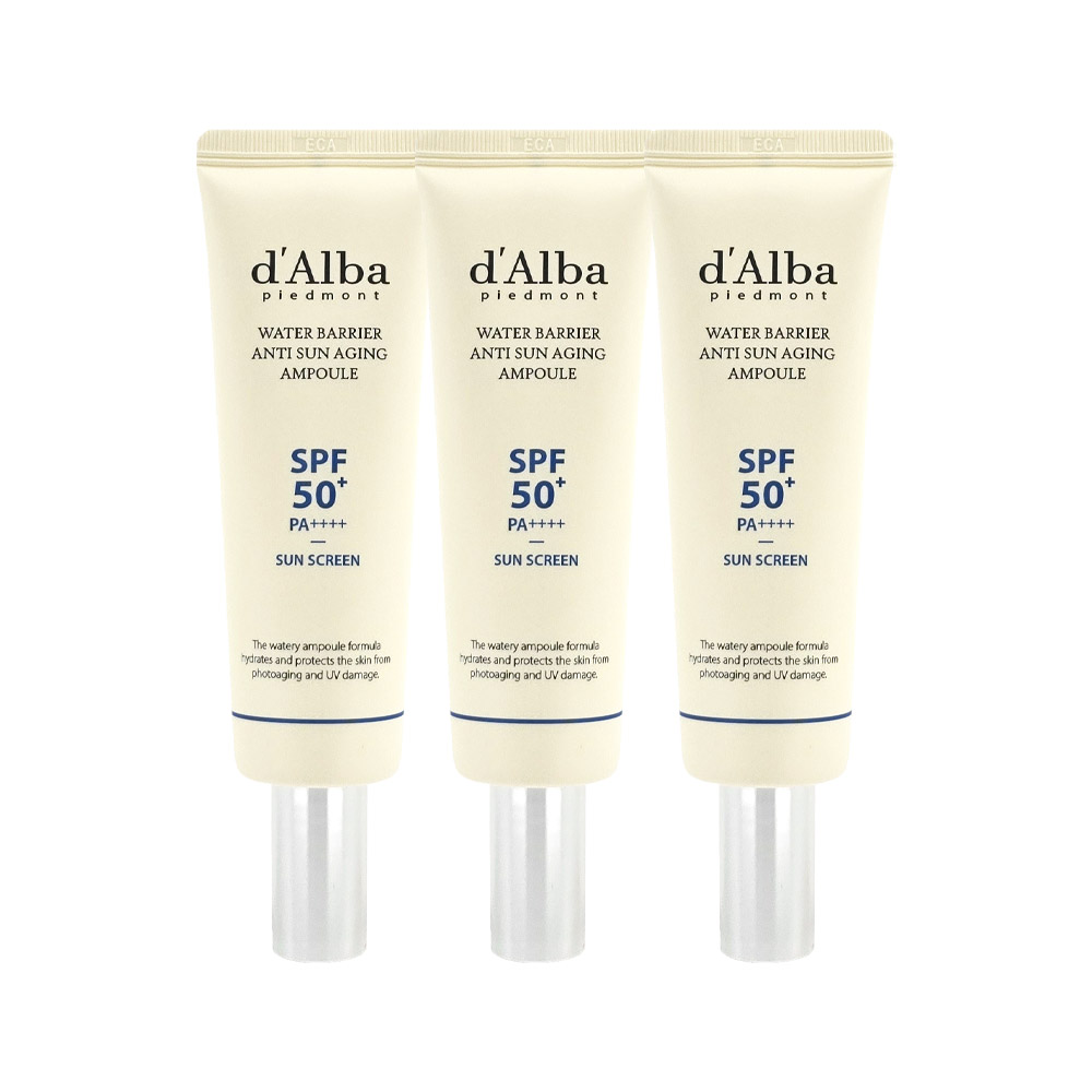 [홈쇼핑 최신상] 달바 썬 앰플 50ml 3개 선 크림 워터 베리어 안티 선에이징