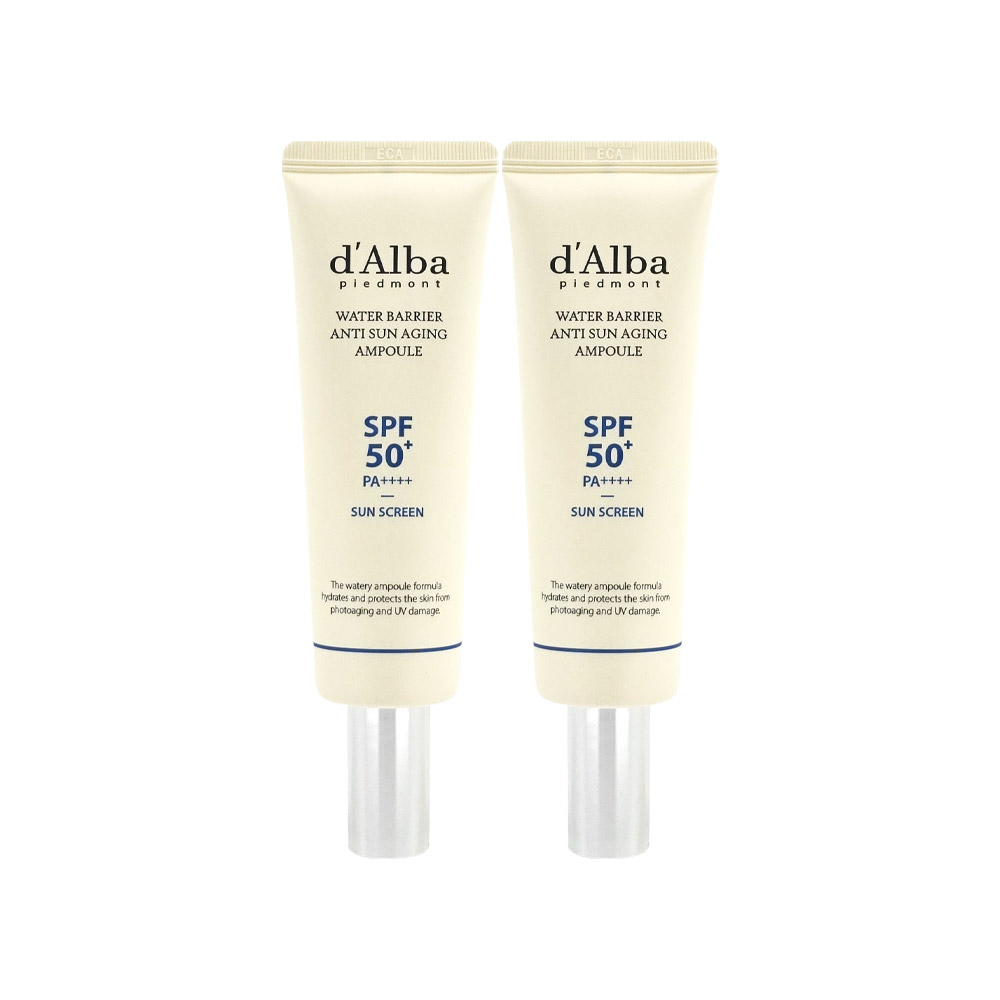 [홈쇼핑 최신상] 달바 썬 앰플 50ml 2개 선 크림 워터 베리어 안티 선에이징