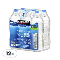 커클랜드 시그니춰 먹는샘물 코스트코 무라벨 생수 2L X 12병