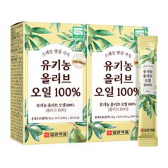 일양약품 유기농 올리브 오일 100% (10ml x 14포) 2박스
