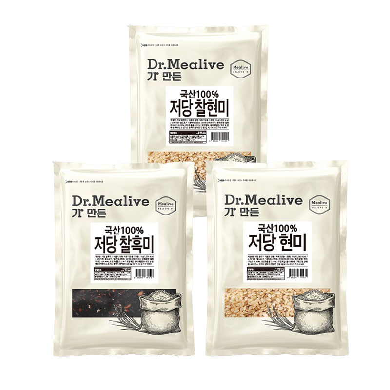 국산 저당 잡곡 세트(현미 2kg+찰현미 1kg+찰흑미 1kg)5%쿠폰+구매 후 3천원 적립 2