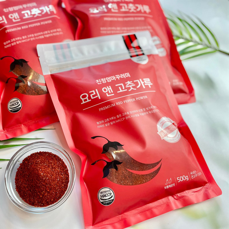 [26년 햇 고춧가루] 친정엄마꾸러미 요리 앤 고춧가루 500gX4팩(총 2kg)    5%쿠폰+구매 후 3천원 적립 2
