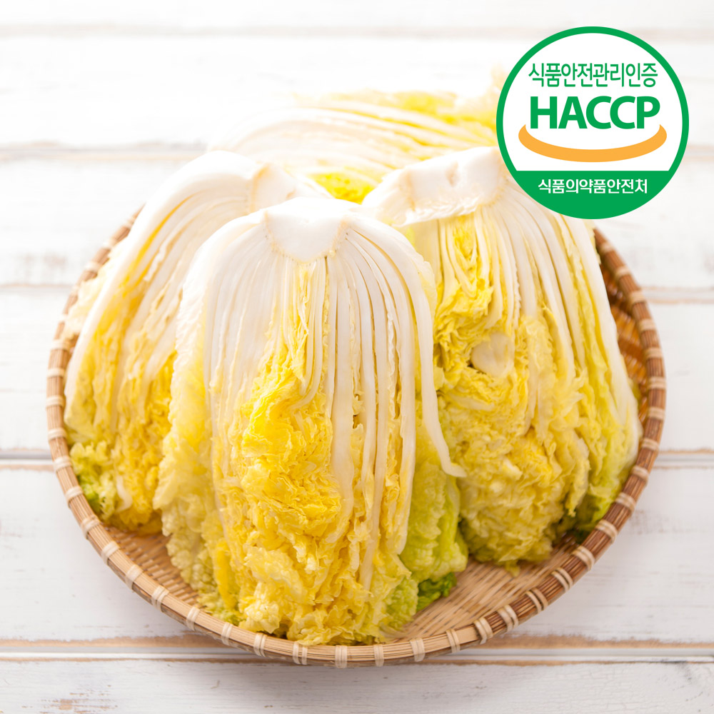 땅끝파랑새유통 HACCP 해남 명품 절임배추 20kg / 해남산 천일염 100% 국내산재료사용 / 절인배추